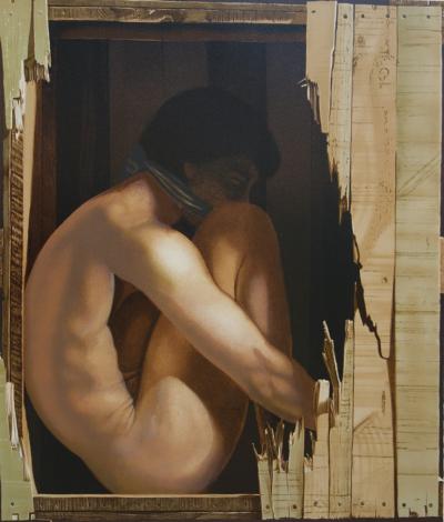 Pierre GILOU CADIOU : Le Rapt, Lithographie originale signée 2