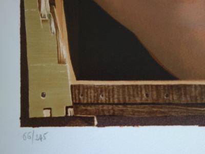 Pierre GILOU CADIOU : Le Rapt, Lithographie originale signée 2