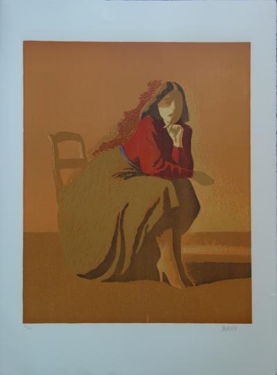 Gilles SACKSICK : Belle Roumaine - Lithographie originale signée 2