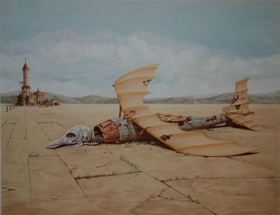 Judson HUSS - Dead Zeppelin - Lithographie originale signée 2