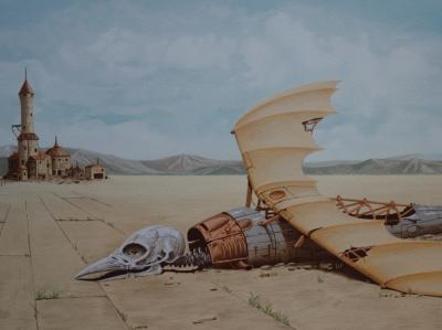 Judson HUSS - Dead Zeppelin - Lithographie originale signée 2