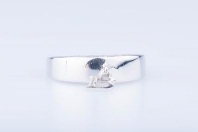 Bague BALMAIN en or blanc 18 ct 2