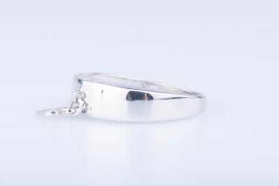 Bague BALMAIN en or blanc 18 ct 2