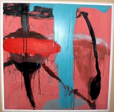 Tony SOULIÉ - Abstraction, 1989 - Huile sur toile 2