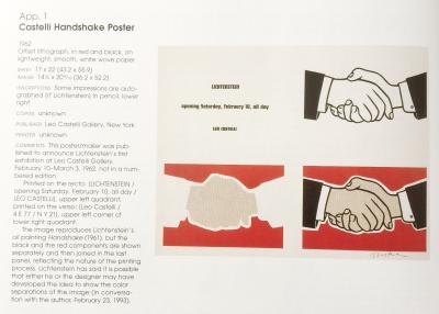 Roy LICHTENSTEIN (1923-1997) Affiche Castelli Handshake 1962 2