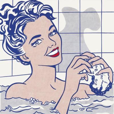 Roy Lichtenstein (d’après) : Woman in bath  - Sérigraphie 2