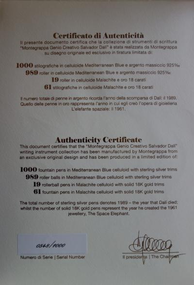 Salvador DALI - The Cosmic Elephant - Fountain Pen MONTEGRAPPA 2