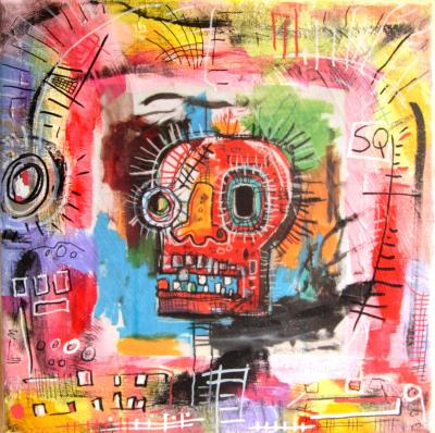 PyB - Black Skull  extended Basquiat 2