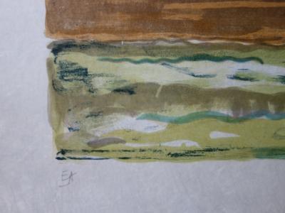 Yves BRAYER : Monastère orthodoxe, Lithographie originale signée 2