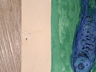 Marc CHAGALL : Hommage à Tériade - Lithographie signée - Mourlot 1973 2