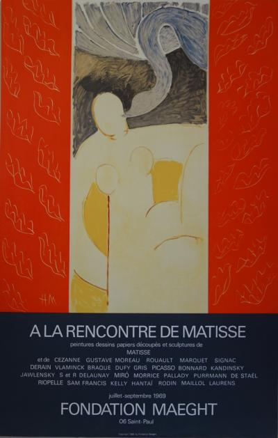 Henri MATISSE (d’après) : Léda et le Cygne - Lithographie - Maeght 1969 2