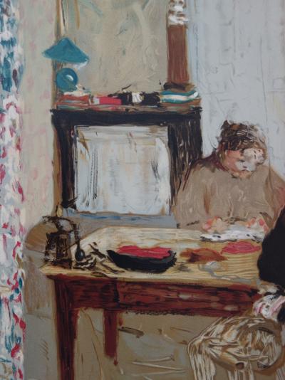 Edouard VUILLARD : Scène d’intérieur - Lithographie signée 2