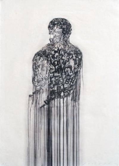 Jaume PLENSA - NOMADE - Lithographie originale signée - 200 ex 2