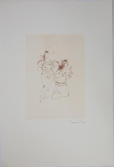 Léonor FINI : Oh la méchante! - Gravure originale signée 2
