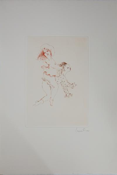 Leonor FINI : A califourchon - Gravure originale signée, Comtesse de Ségur 2