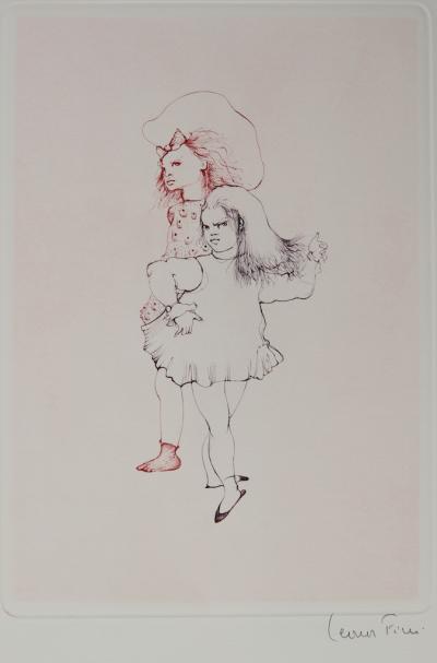 Leonor FINI : Fillette contrariée - Gravure originale signée, Comtesse de Ségur 2