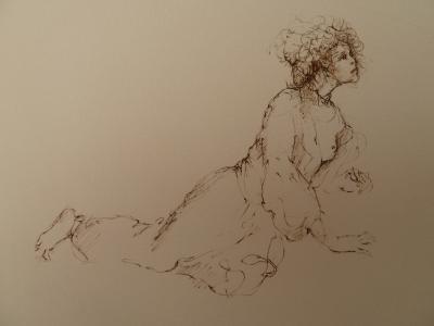 Leonor FINI - Les amies mutines - Gravure originale signée 2