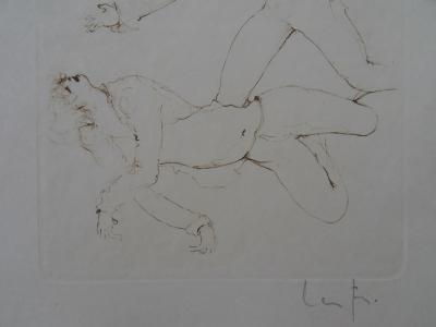 Leonor FINI - Sur scène - Gravure originale signée 2