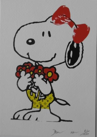 Death NYC - Snoopy, 2016 - Sérigraphie signée et numérotée 2