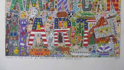 James RIZZI - Made in U.S.A, 1997 - Lithographie 2