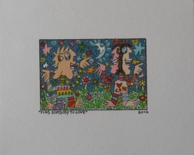 James RIZZI  - Find Somebody to love, 2002 - Lithographie 2