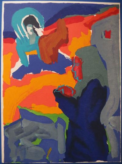 Pierre AMBROGIANI : L’Arrivée, 1974 - Lithographie originale signée 2