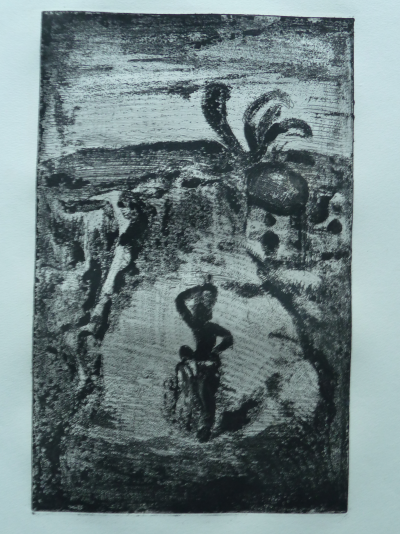 Georges ROUAULT : Entrée du village - Gravure originale signée 2