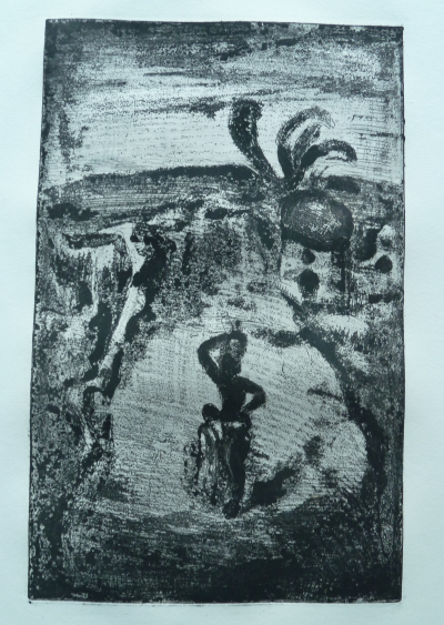 Georges ROUAULT : Entrée du village - Gravure originale signée 2