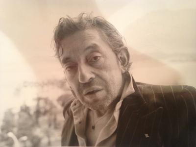 Serge GAINSBOURG - photographie originale signée et datée 2