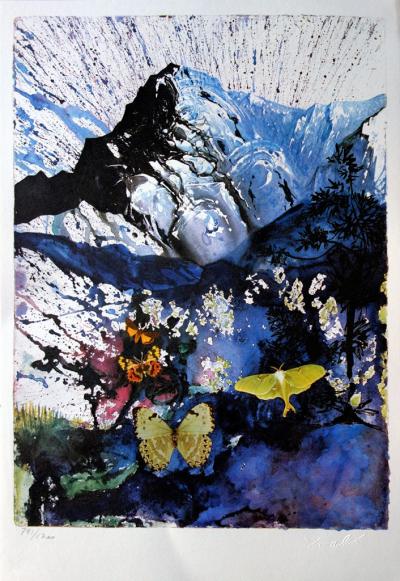 Salvador DALI : Suite Papillon, SNCF, 6 lithographies signées (Petits modèles) 2