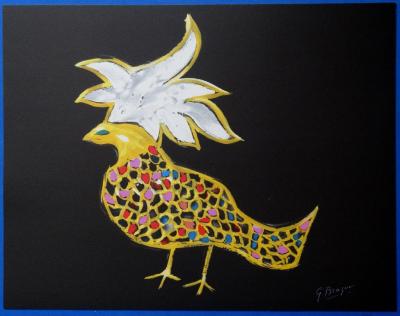 Georges BRAQUE - Phoenix, oiseau de feu - Lithographie signée 2