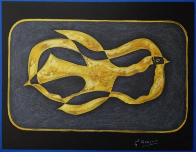 Georges BRAQUE (d’après) - Le cygne de Léda - Lithographie 2