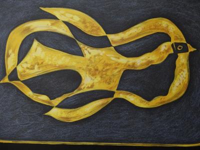 Georges BRAQUE (d’après) - Le cygne de Léda - Lithographie 2