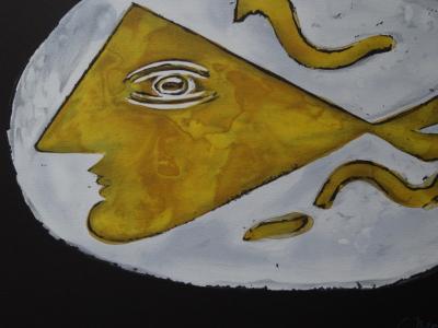 Georges BRAQUE  (d’après) - Profil grec - Lithographie signée 2