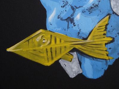 Georges BRAQUE (d’après) - Poissons dorés - Lithographie signée 2