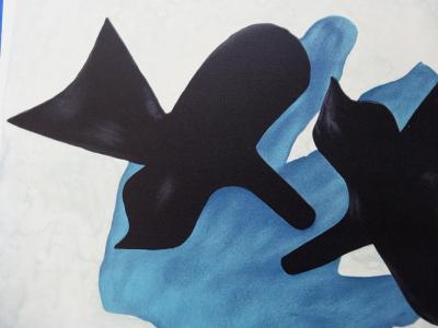 Georges BRAQUE - Le couple d’oiseaux - Lithographie signée 2