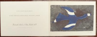 Georges BRAQUE - L’oiseau bleu - Lithographie signée 2