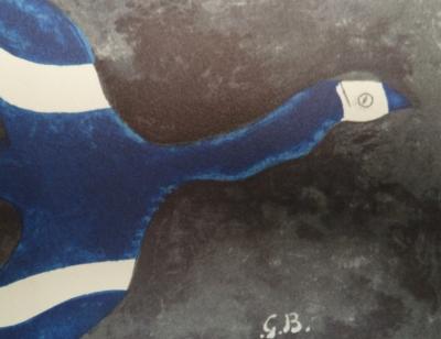 Georges BRAQUE - L’oiseau bleu - Lithographie signée 2