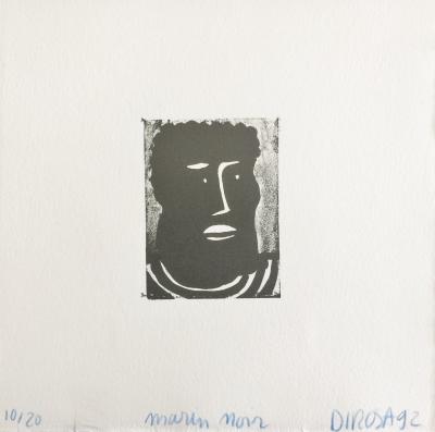 Hervé DI ROSA - Marin noir, 1992 - Lithographie signée au crayon 2