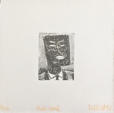 Hervé DI ROSA - Noir soul, 1992 - Lithographie signée au crayon 2