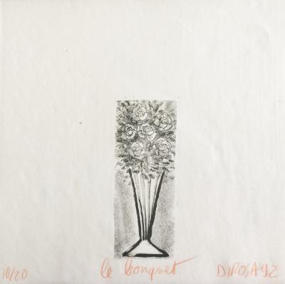 Hervé DI ROSA - Le bouquet, 1992 - Lithographie signée au crayon 2