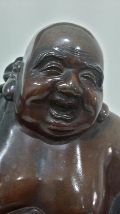 Bouddha en bronze. Japon, époque MEIJI (1868-1912). 2