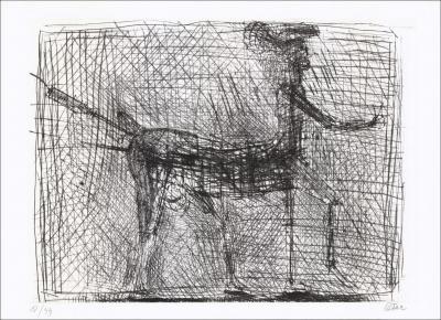 CÉSAR - Centaure hommage à Picasso, 1985, gravure signée et numérotée 2