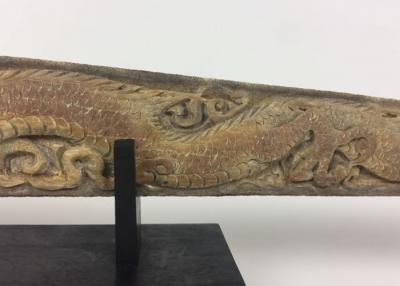 Rostre d’espadon sculpté avec motifs de Dragon et Phoenix – Xiphias Gladius – (Espèces non citées) 2