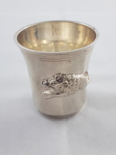 Timbale en argent massif 2