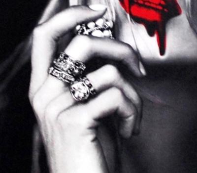 Death NYC -  Kate Moss Drip Red  - Sérigraphie originale numérotée et signée - (Édition limitée à 100 épreuves) 2