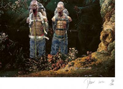 Death NYC - Swing zombie, 2012  - Sérigraphie originale numérotée et signée 2