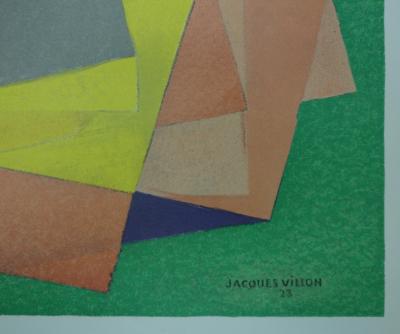 Jacques VILLON : Composition cubiste abstraite, 1961 - Affiche lithographique 2