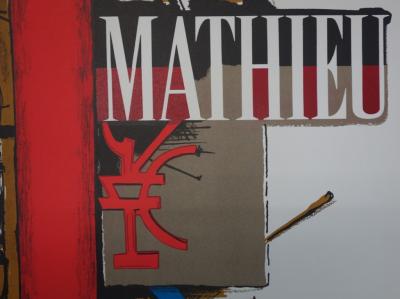 Georges MATHIEU : Symboles - Lithographie originale signée, 1962 2