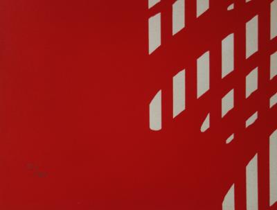 Gérard FROMANGER : Drapeau Etats-Unis Soviétiques - Sérigraphie originale Signée, 1970 2